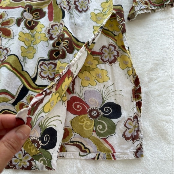 🌴 East Indies Cotton Kurti Tunic Top, Size S - Picture 4 of 9